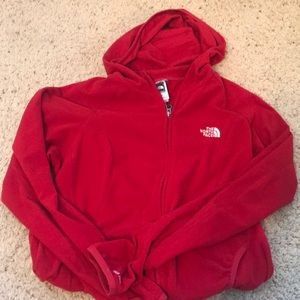 Women’s North Face light fleece full zip up